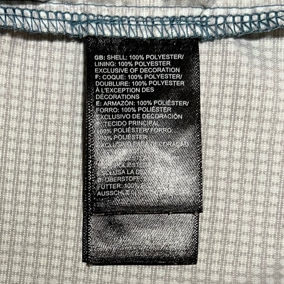 The North Face Women’s Zip Up Windbreaker Jacket with Hood Blue/White Size SP - Picture 10 of 10